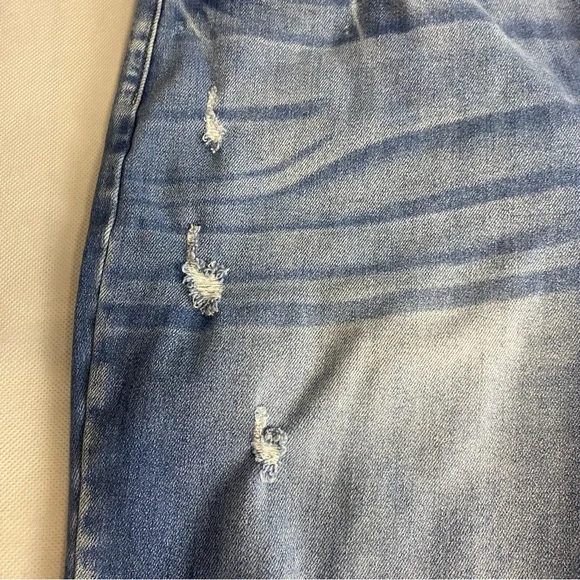 Distressed Denim Women Shorts - Picture 6 of 16